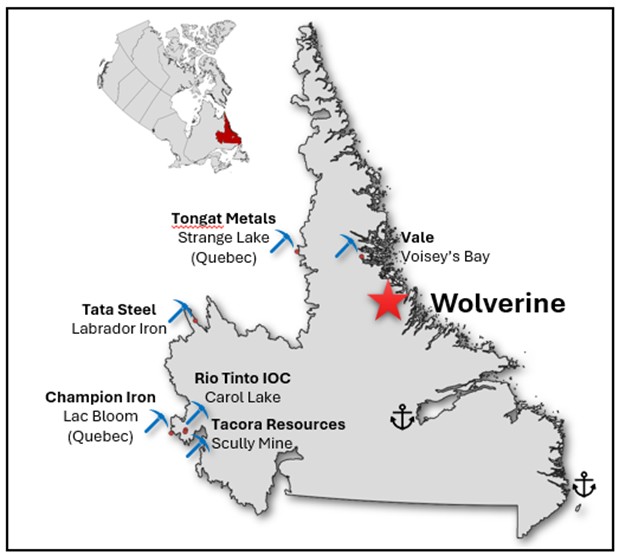 Wolverine REE Project Location