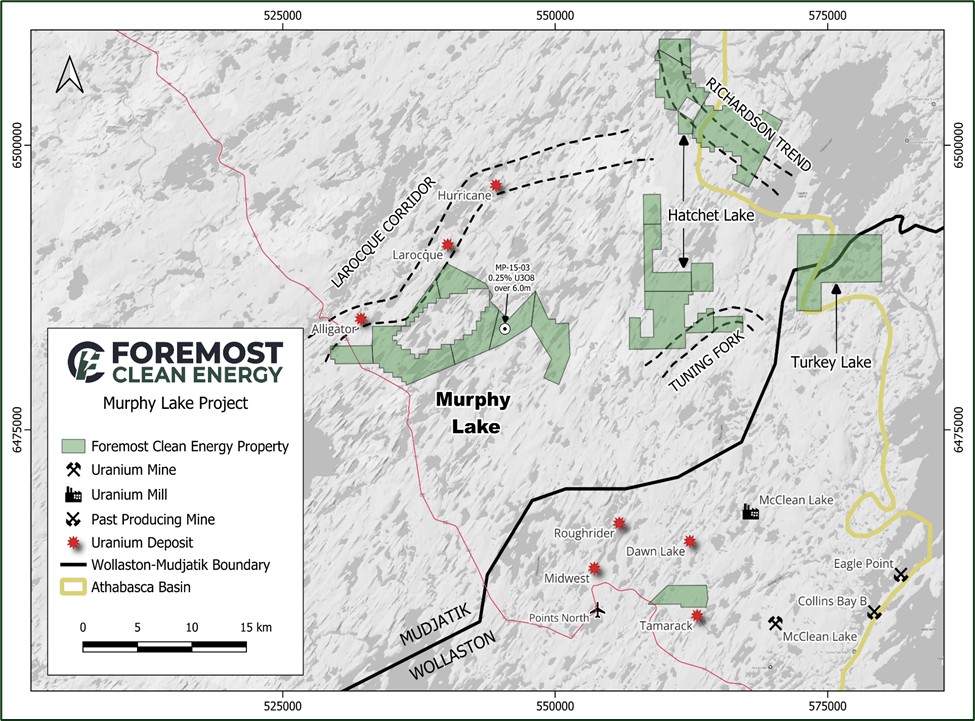 Murphy Lake South Property – Regional Map