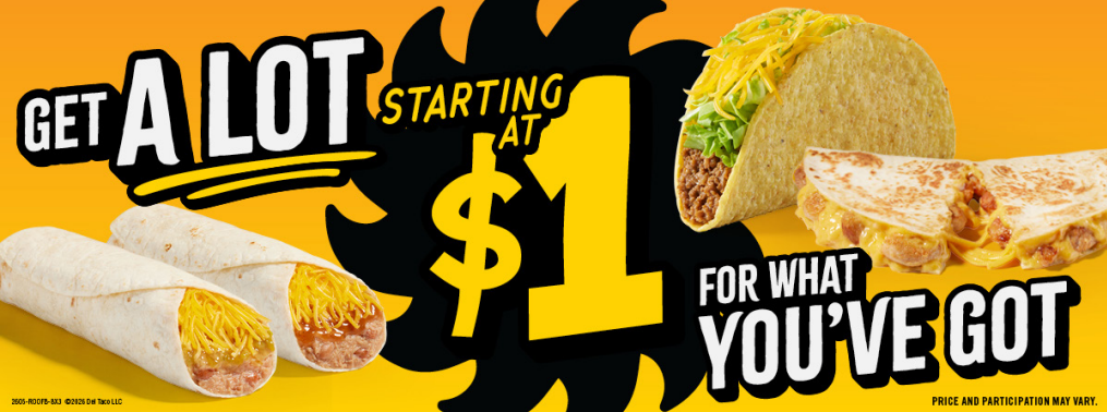 Del Taco Value Menu