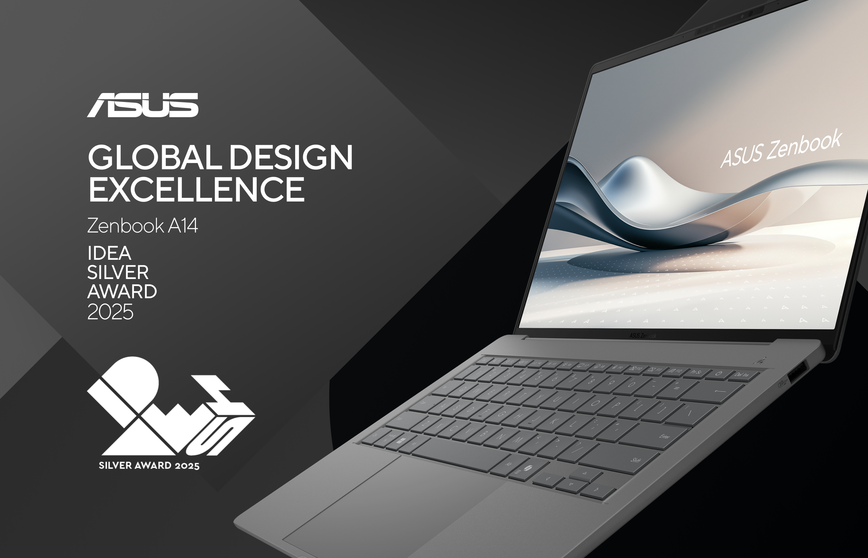 ASUS Zenbook A14 Earns Silver at IDEA 2025 Celebrating ASUS Global Design Excellence