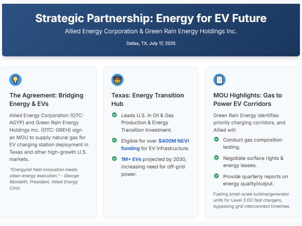 Strategic Partnership Energy for EV Future