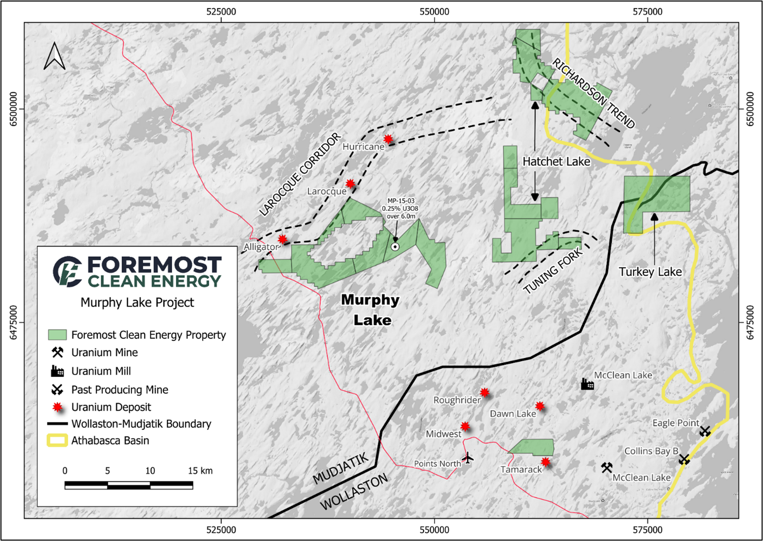 Murphy Lake South Property – Regional Map