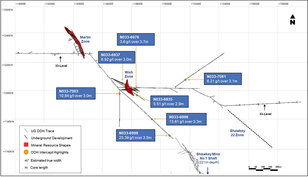 Wish Area Drilling Plan View