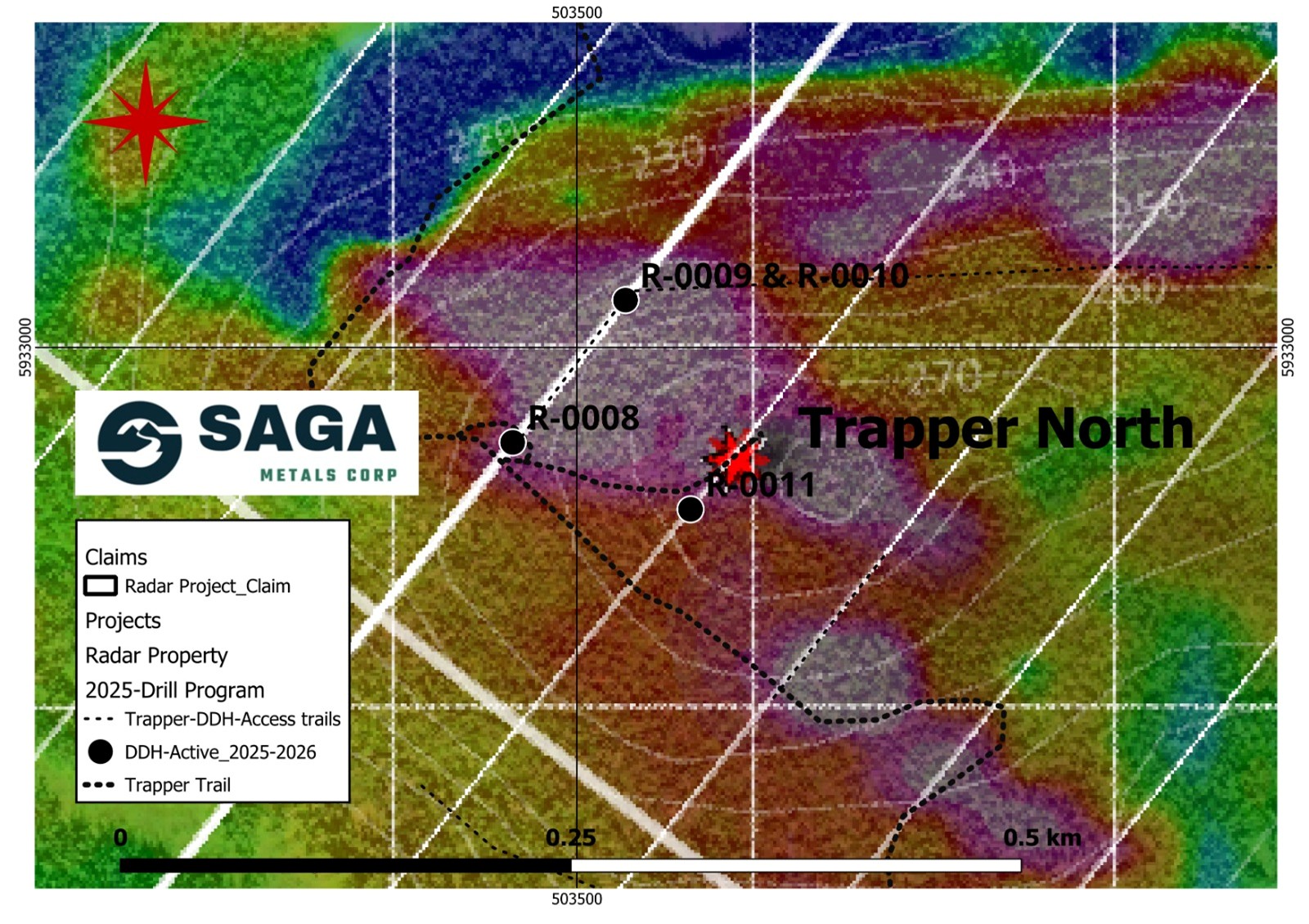 Figure 1 (Saga Metals Corp.)
