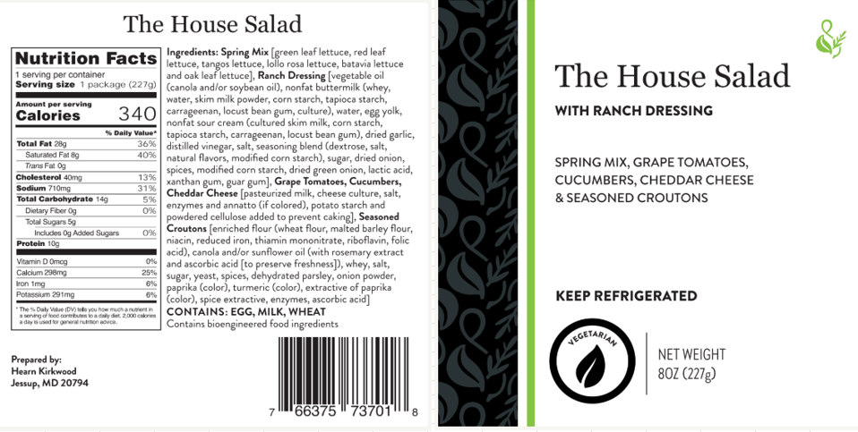 Recalled packaging image