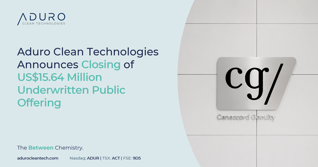 Aduro June Public Offering Closing