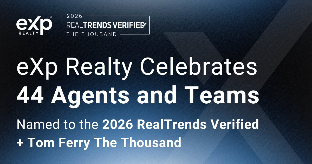 Prod Exp eXp Realty Celebrates 44 Agents and Teams Named to the 2026 RealTrends ...
