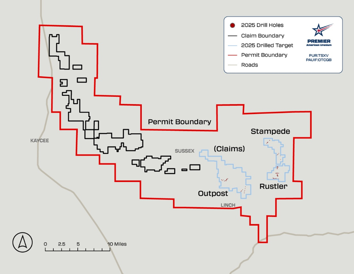 Kaycee Project Location, Wyoming