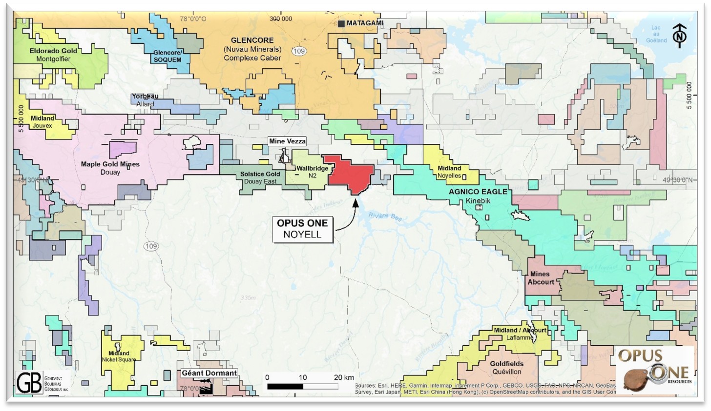 OPUS ONE’S NOYELL PROPERTY LOCATION MAPS