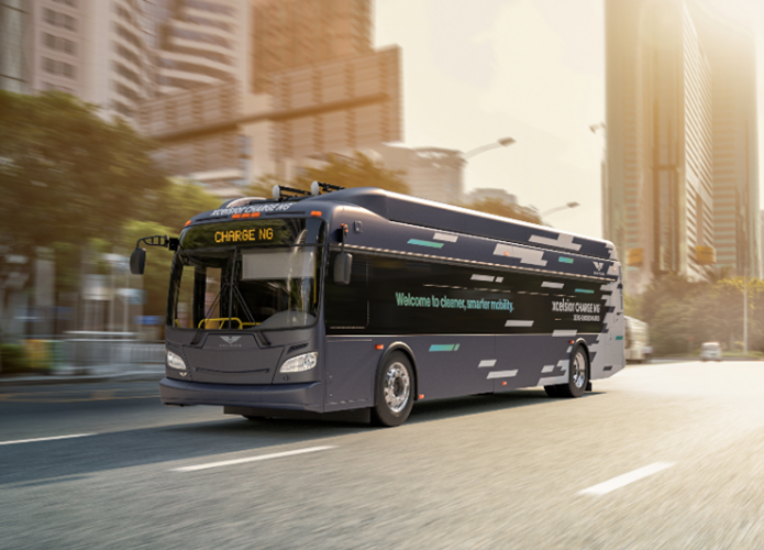 New Flyer hybrid-electric bus