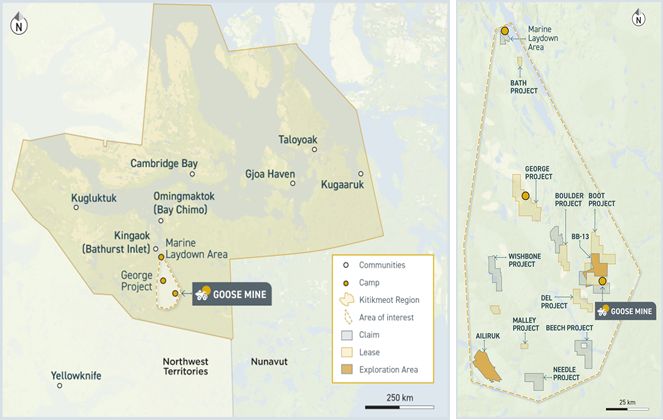 Back River Gold District Properties.