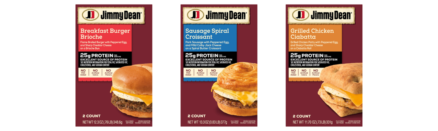 Jimmy Dean High Protein Sandwiches — 25g Protein