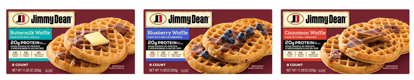 Jimmy Dean Protein Waffles — 20g Protein