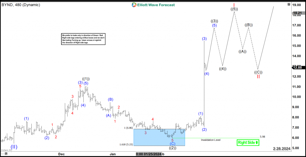BYND 8H Chart 2.28.2024