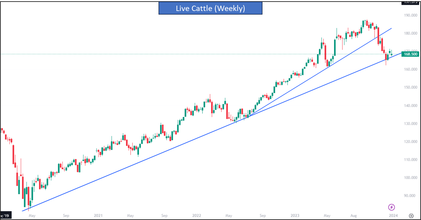 Taking Profits on a Feeder Cattle Spread and Shifting to a Short Live