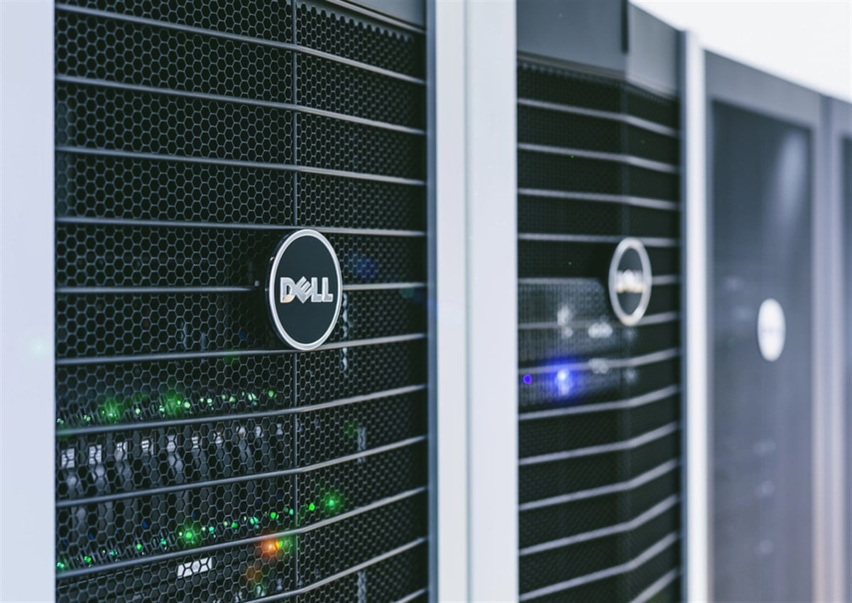 Dell servers in a data center.