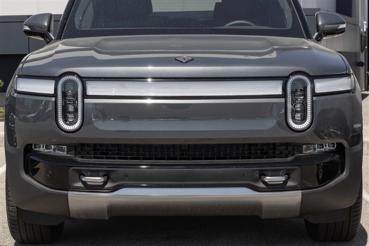 Rivian EV front end 