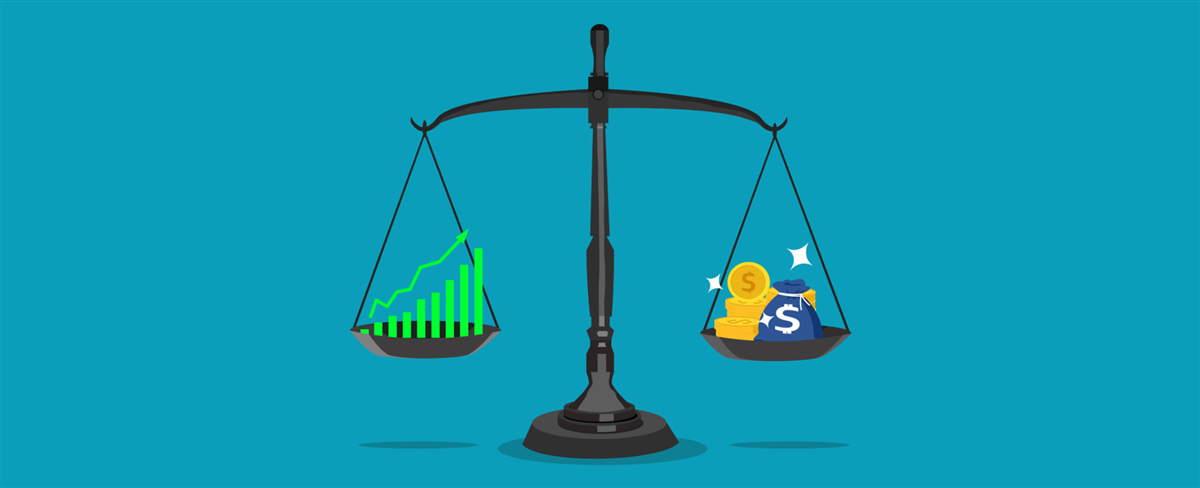 value vs growth scale
