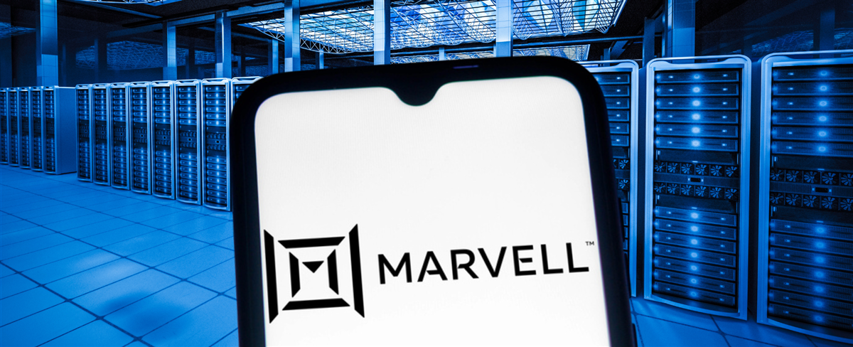 Marvell data center and logo