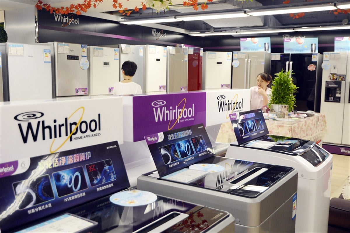 Whirlpool appliances in store 