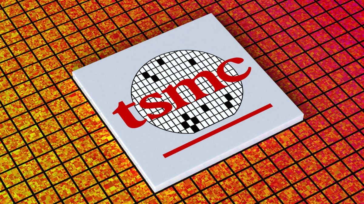 Taiwan Semiconductor Manufacturing Company TSMC logo, Taiwan Semiconductor manufacturing, Chip fabrication, IC production, Silicon Wafer, Nanotechnology, 3d render, Frankfurt - March 13, 2025 — Stock Editorial Photography