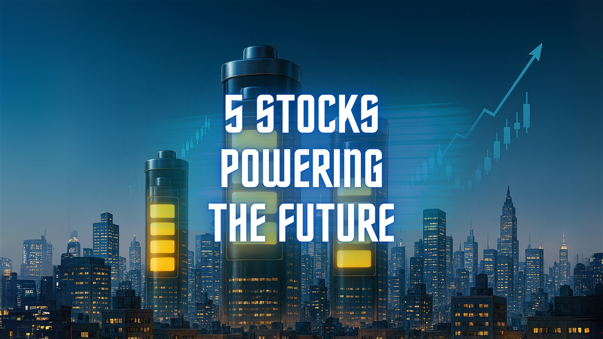 Battery skyline 5 stocks powering the future
