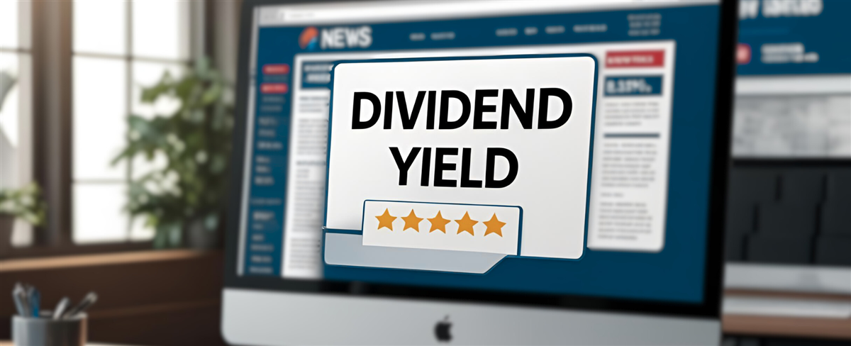 Dividend Yield Screen 5 star rating - This image is an original composition by MarketBeat using licensed and editorial elements. Not for redistribution or reuse.