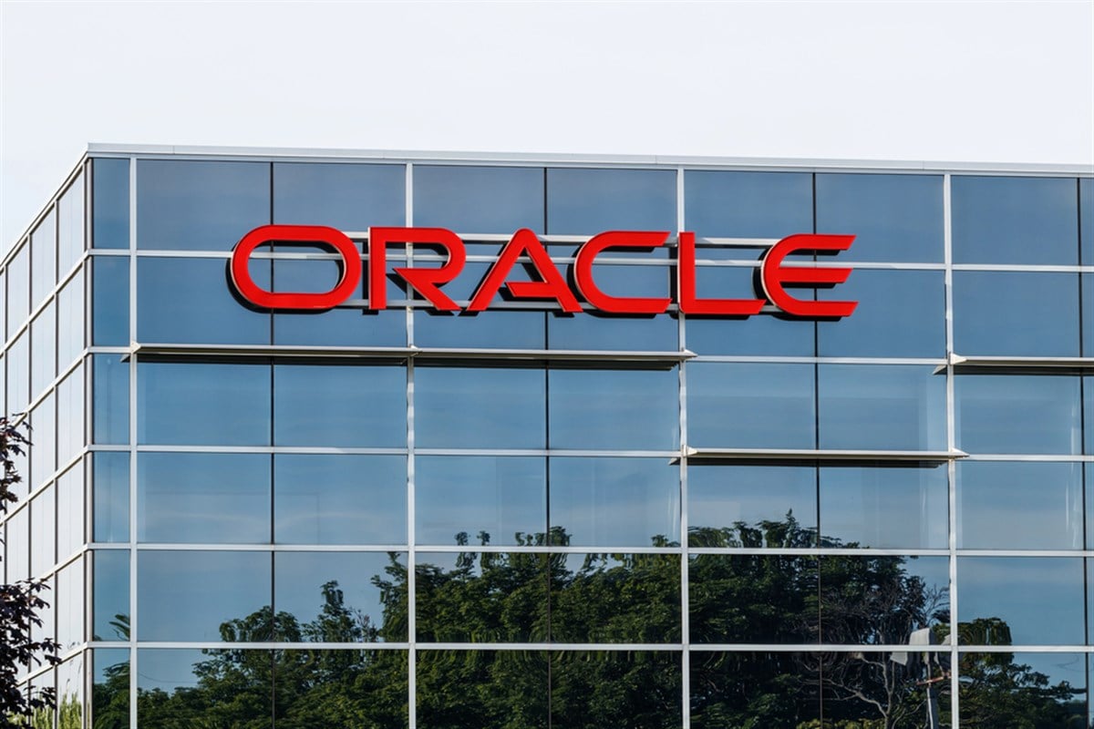 Oracle sign on building