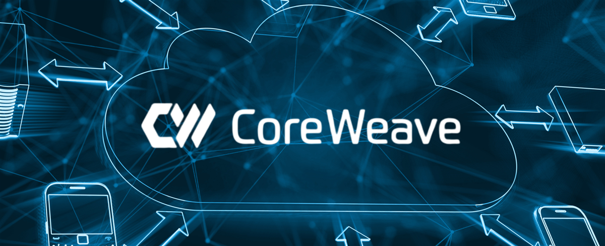 CoreWeave cloud computing - This image is an original composition by MarketBeat using licensed and editorial elements. Not for redistribution or reuse.