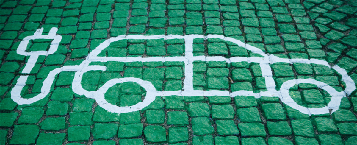 A special place for charging electric cars or vehicles. a modern and eco-friendly mode of transport that has become widespread