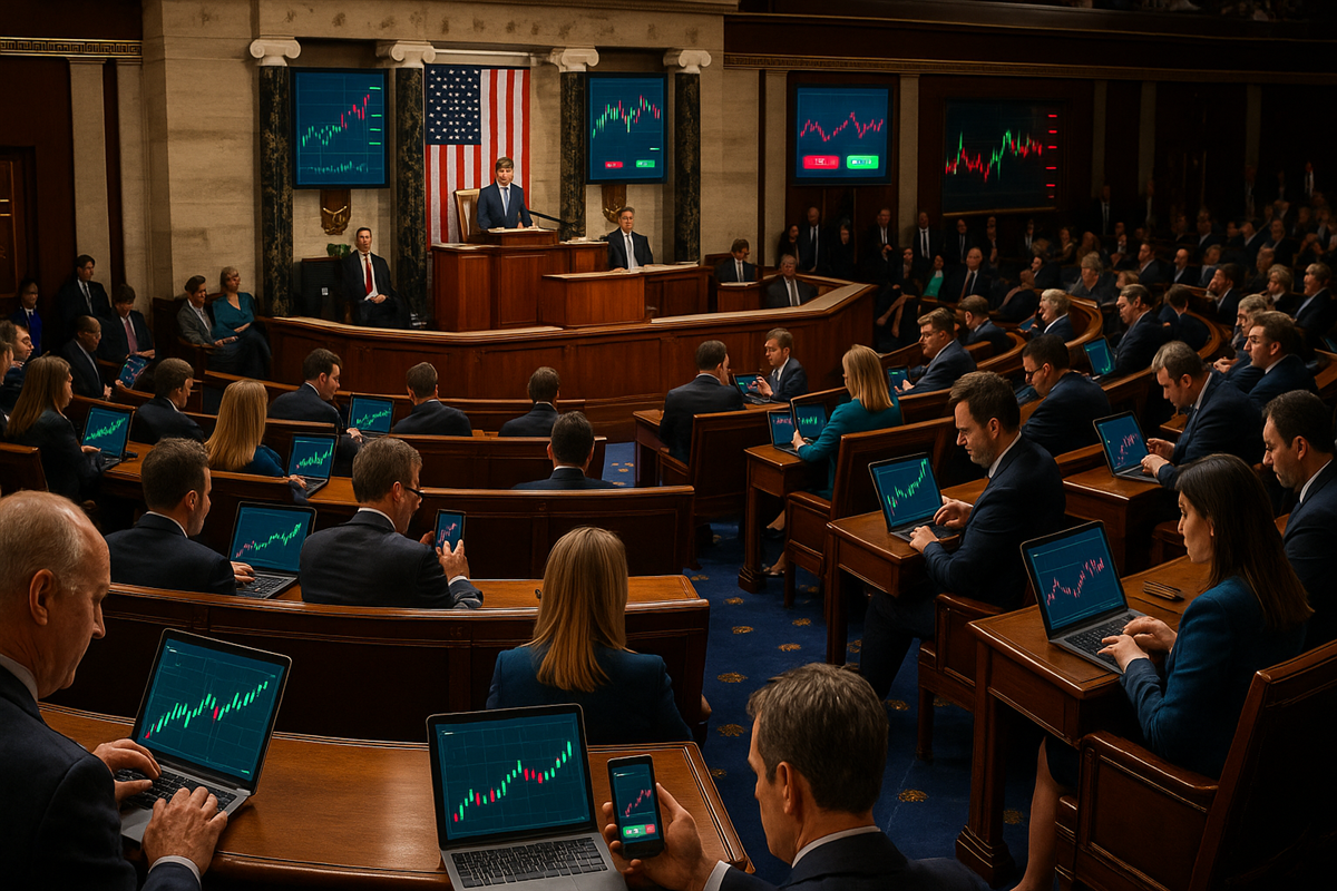 Congress chamber congressional trading - This image is an original composition by MarketBeat using licensed and editorial elements. Not for redistribution or reuse.