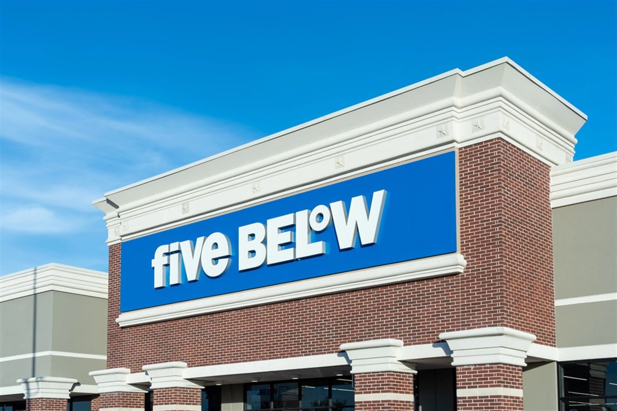 Five Below storefront.