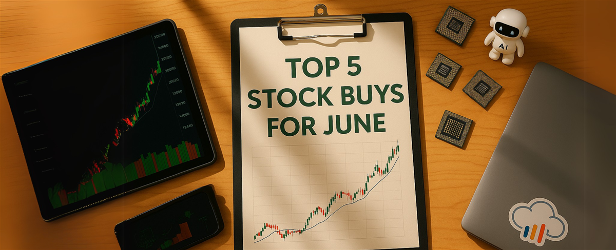 Top 5 Stock Buys for June AI stocks