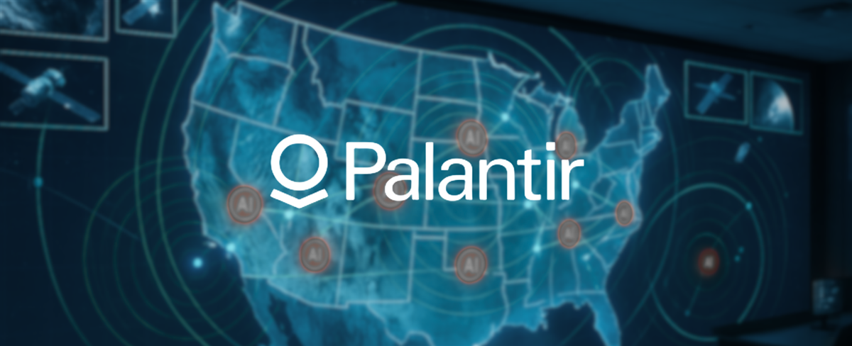 Palantir United States Defense System: This image is an original composition by MarketBeat using licensed and editorial elements. Not for redistribution.