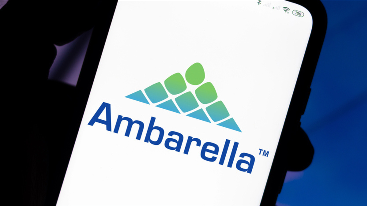 October 9, 2020, Brazil. In this photo illustration the Ambarella logo seen displayed on a smartphone