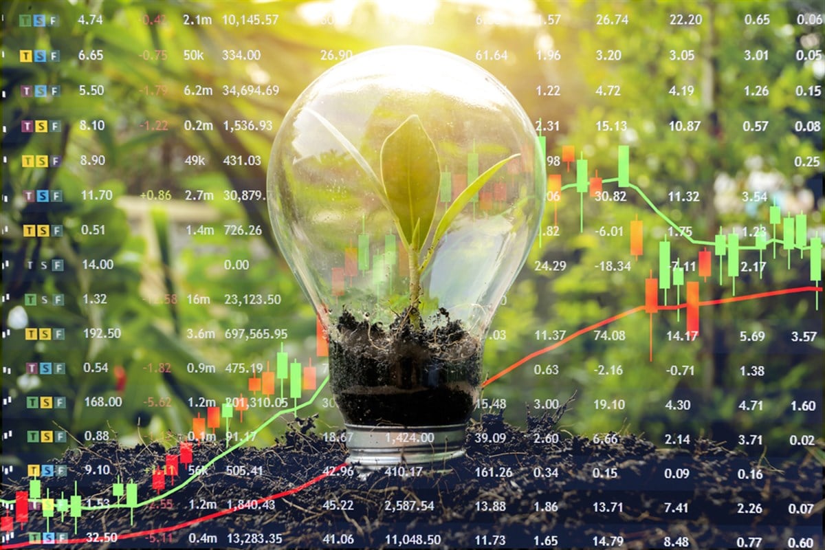 Stock market investment concept — Photo