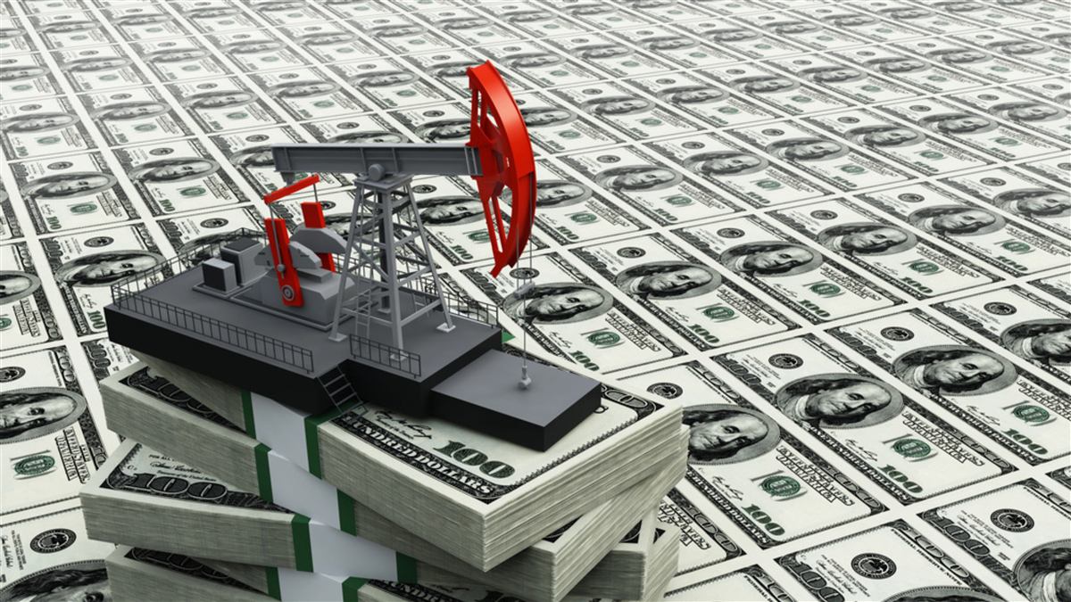 Oil pump and dollars