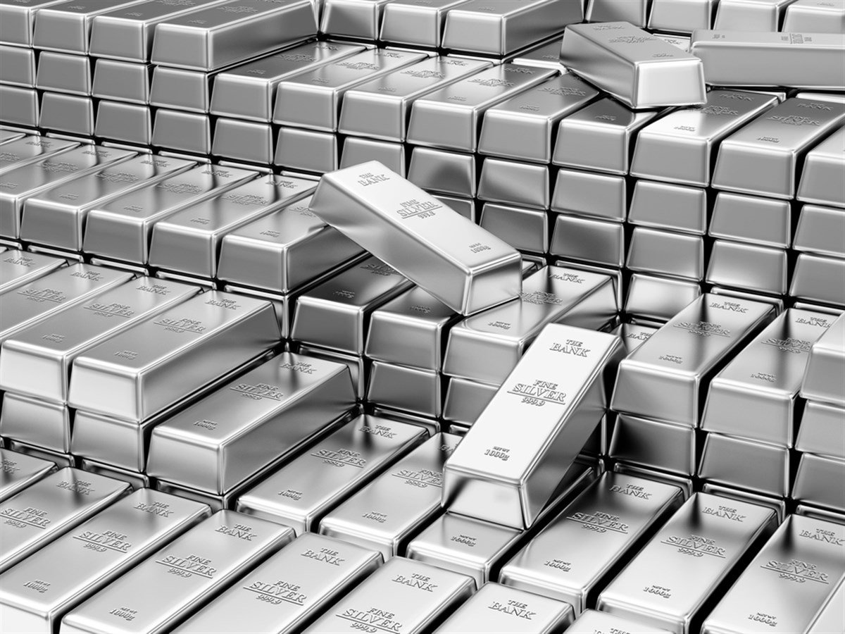 Photo of blocks of silver