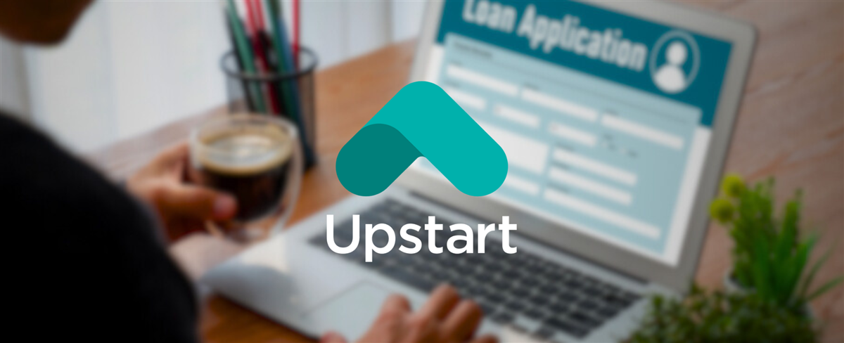 Upstart Loan Application online - This image is an original composition by MarketBeat using licensed and editorial elements. Not for redistribution or reuse.