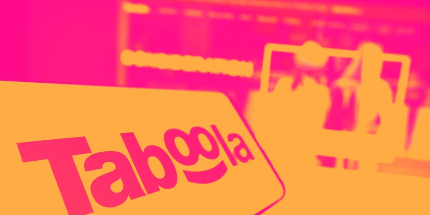 Q3 Advertising & Marketing Services Earnings: Taboola (NASDAQ:TBLA) Impresses