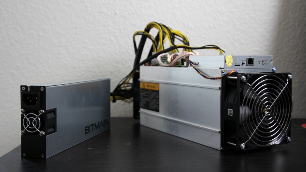 Bitmain Antminer Bitcoin mining hardware.
