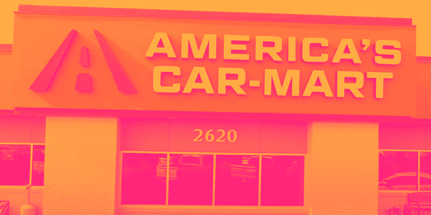 Vehicle Retailer Stocks Q1 Teardown America's CarMart (NASDAQCRMT