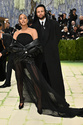 Ayesha Curry, left, and Stephen Curry arrive at The Metropolitan Museum of Art's Costume Institute benefit gala celebrating the opening of the "Costume Art" exhibition on Monday, May 4, 2026, in New York. (Photo by Evan Agostini/Invision/AP)