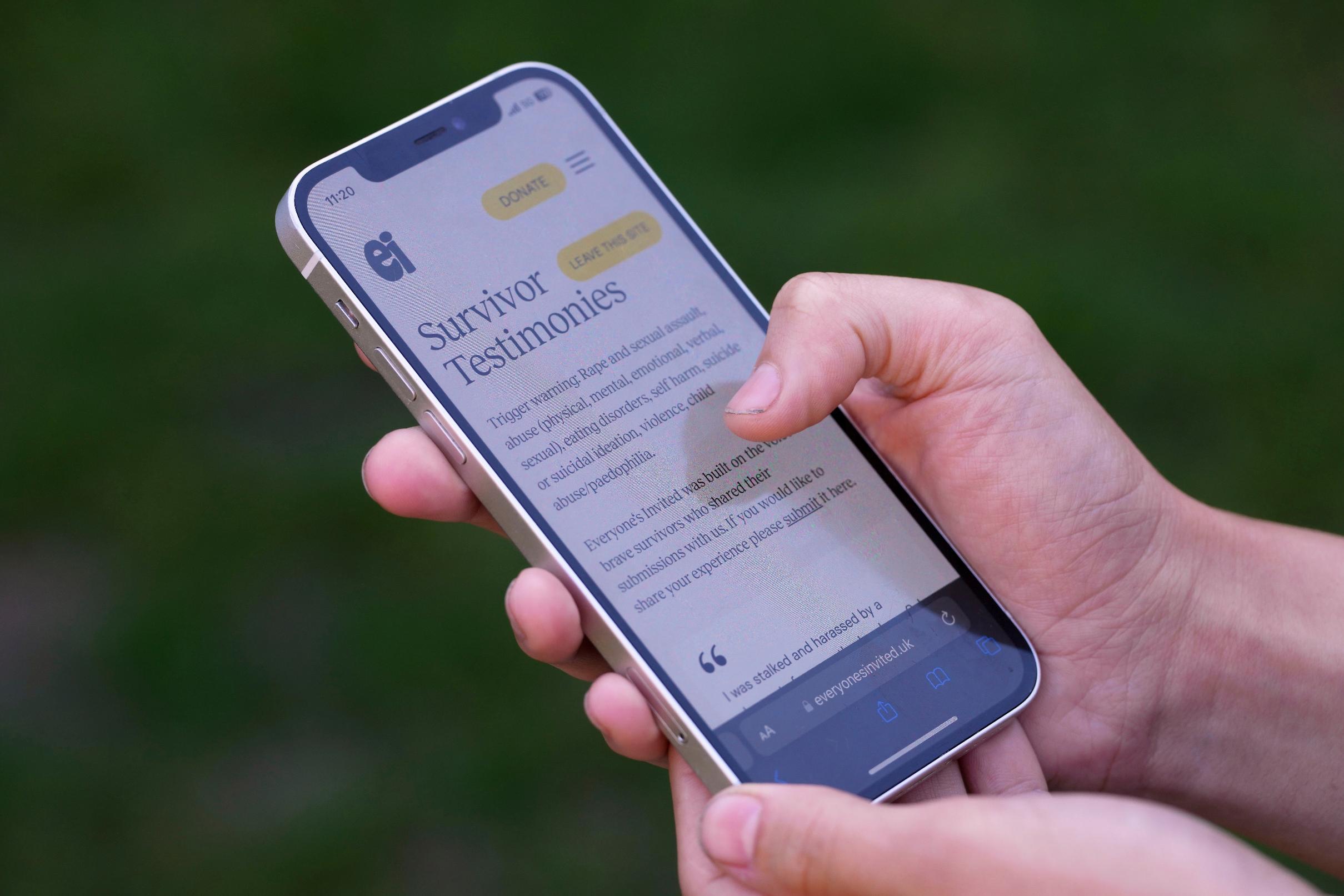 Britain Children Social Media