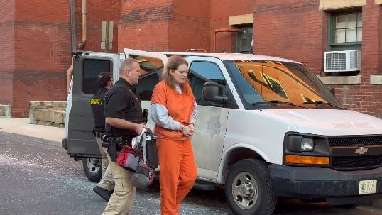 FILE - In this image from video, Jack LaSota, also known as Ziz, who is at the center of a cultlike group known as Zizians and linked to several deaths across the U.S., is escorted into court for a pretrial hearing on trespassing, gun and drug charges in Cumberland, Md., Friday, Jan. 16, 2026. (AP Photo/Mark Scolforo, File)