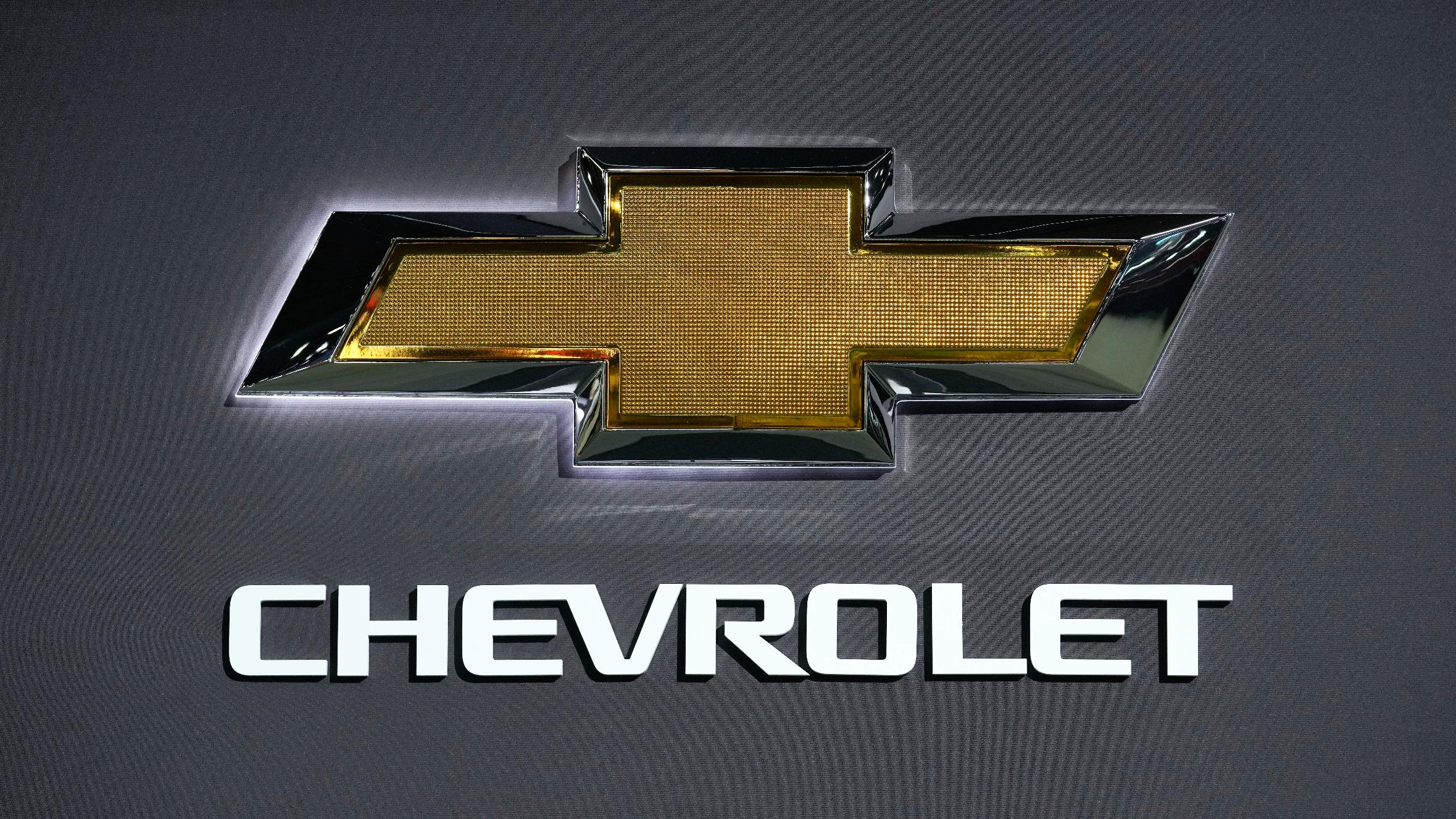 FILE - A Chevrolet logo is shown at the North American International Auto Show in Detroit, Sept. 13, 2023. (AP Photo/Paul Sancya, file)