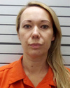 FILE- This image provided by the Muskogee County, Okla., Sheriff's Office shows Carie Hallford. (Muskogee County Sheriff's Office via AP, file)