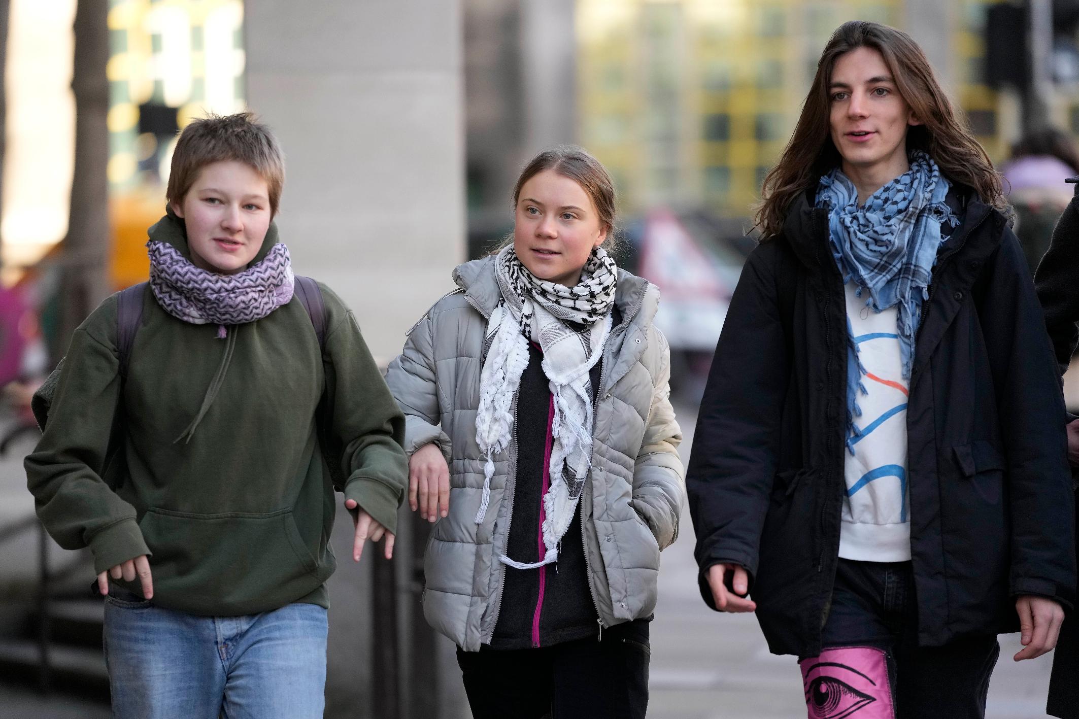 Greta Thunberg has gone on trial over a London climate protest outside
