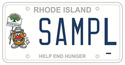 Potato Head-License Plate-Rhode Island