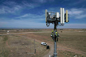 Contractors inspect Pano AI cameras used for detecting wildfires Monday, April 20, 2026, in Aurora, Colo. (AP photo/Brittany Peterson)